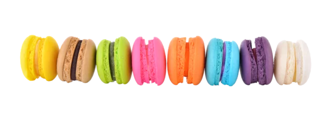 Door stickers Macarons colourful french macaroons or macaron on transparent png