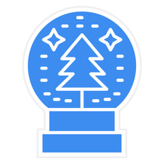 Snow Globe Icon Style
