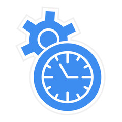 Time Management Icon Style