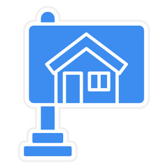 House Direction Icon Style
