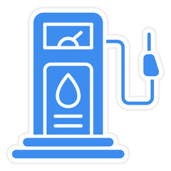 Gas Station Icon Style