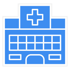 Obraz premium Hospital Icon Style