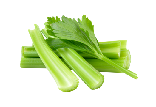 fresh celery on transparent png