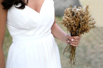 bouquet bohème champètre mariage