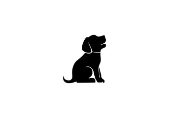 dog logo icon business logo background illustration