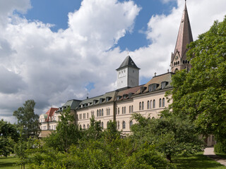 Fototapeta na wymiar Erzabtei Sankt Ottilien am Ammersee (Bayern) 