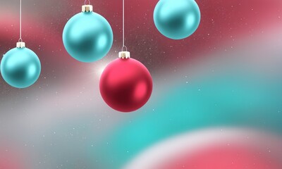 christmas balls background