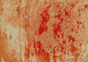 painting background mixed with red-brown colors