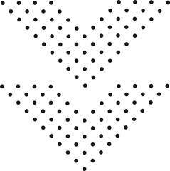 Abstract Geometric Dot Shapes Memphis Style