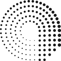 Abstract Geometric Dot Shapes Memphis Style