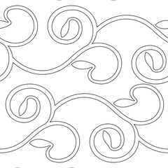 Hand drawn decorative curls and swirls. A collection of vintage vector design elements. Ink illustration. vector graphic elements for design.