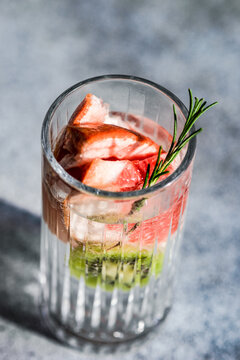Summer tropical cocktail