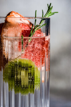 Summer tropical cocktail