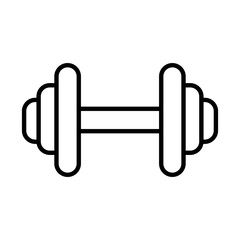 Dumbbell icon vector design template
