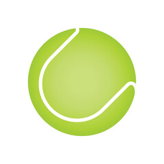 Tennis ball icon vector design template