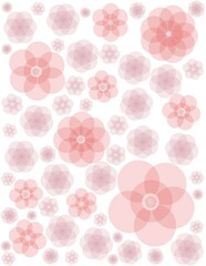 Pink flower background