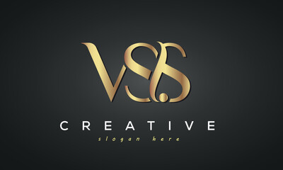 VSS creative luxury logo design