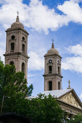 detalles de las torres de la catedral