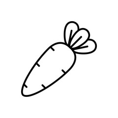 carrot icon vector design template simple and modern