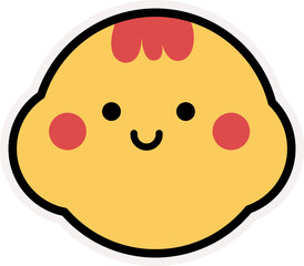 Cute Baby Colorful Doodle Vector