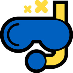 Bold Lined Quirky Doodle Sport Theme Vector