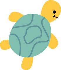 Cute Sea Animal Doodle Vector