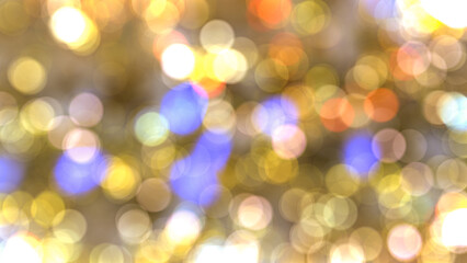bokeh light gold colour for party or christmas event