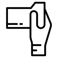 hand with file manager line 