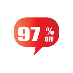 Special offer discount label with different sale percentage. percent off price reduction badge promotion design emblem set vector illustration isolated on white background