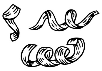 Shavings. Set. The plane is wooden. Joiner's tool. Wood processing. Crafting table. Joiner's workbench. Planer for planing wooden boards.