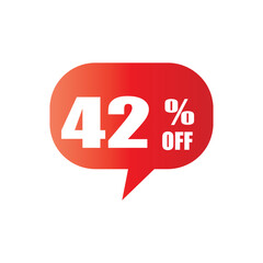 Special offer discount label with different sale percentage. percent off price reduction badge promotion design emblem set vector illustration isolated on white background