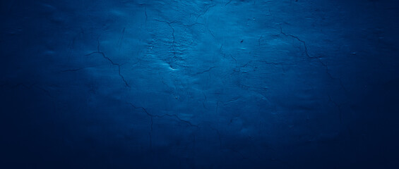 Texture blue cement concrete wall abstract background