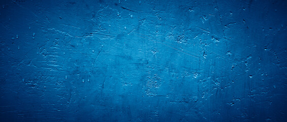 Texture blue cement concrete wall abstract background
