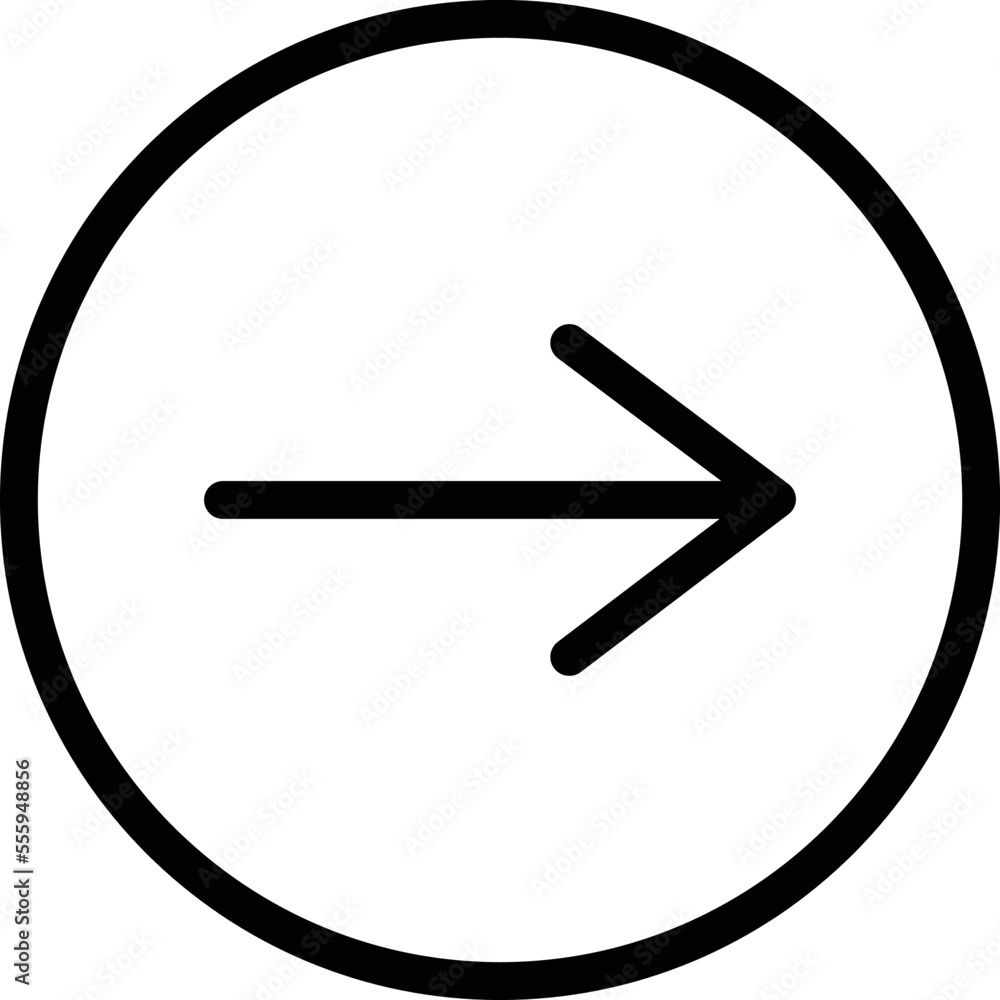 Aufkleber right arrow back button . arrow sign icon. next button