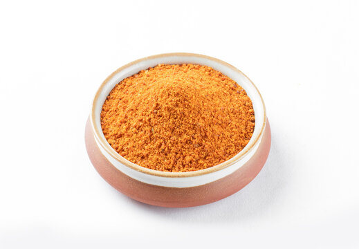 Chutney Pudi, podi or masala powder in a bowl