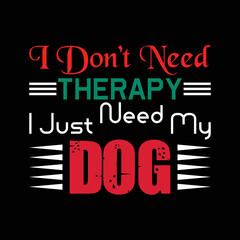 Dog Vector T-shirt Design