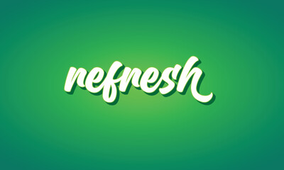 refresh editable text effect vector 