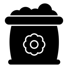 Vector design of fertilizer bag