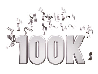 Follower text effect 3d illustration vector transparent