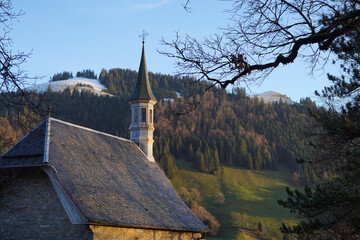 Fototapeta na wymiar Randonnée de la Valsainte, Suisse