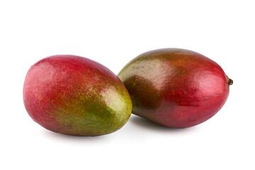 Delicious ripe mango, isolated on white background. High resolution image.