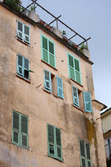 Fototapeta na wymiar Architecture de la citadelle de Bastia