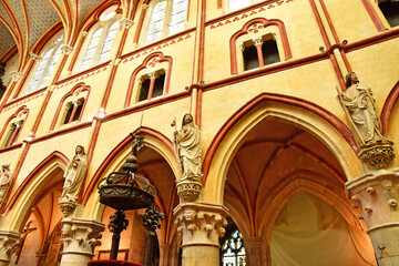 Louviers; France - august 8 2022 : Notre Dame church