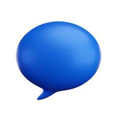 3D Chat Bubble Communication Conversation PNG Transparent Background
