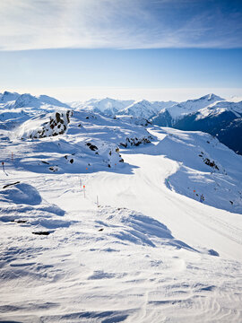 Ski Trail, Whistler Mountain, Whistler, British Columbia, Canada