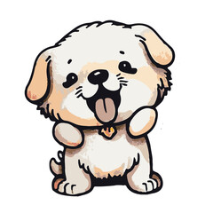 Vektor Comic Kawaii Children Illustration Kindergarten