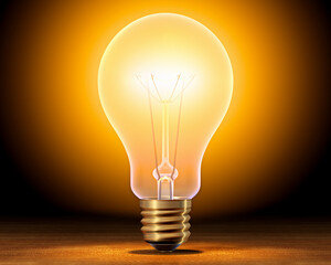 Lit Lightbulb