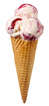 Close-Up of Ice Cream Cone