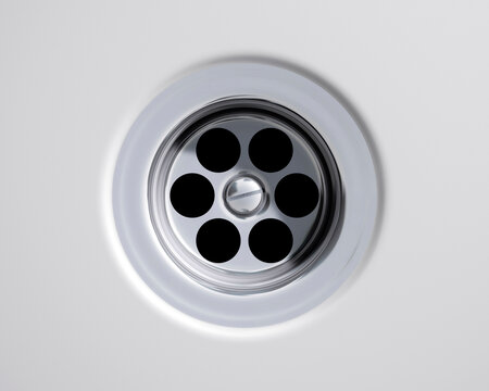 Close-Up of Drain