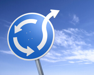 Roundabout Traffic Sign